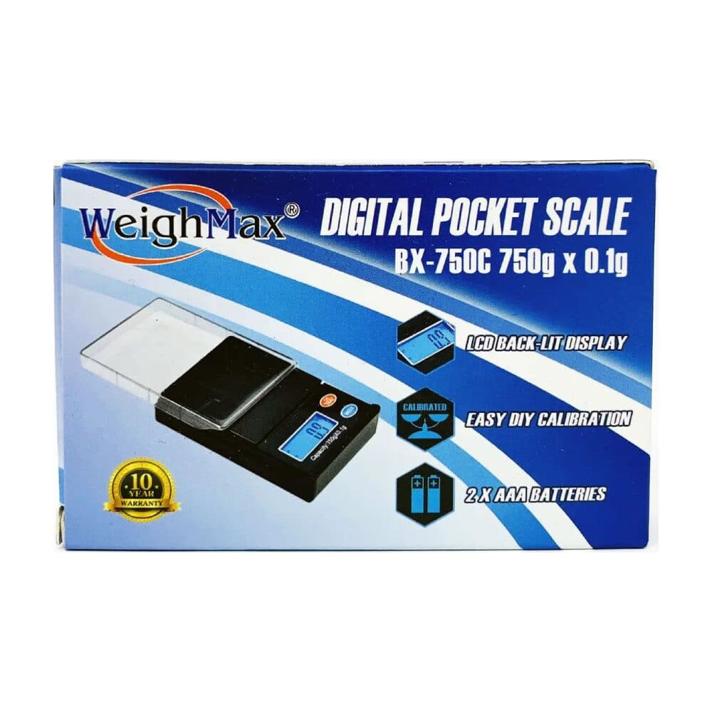 WeighMax Digital Pocket Scale BX-750C thumbnail