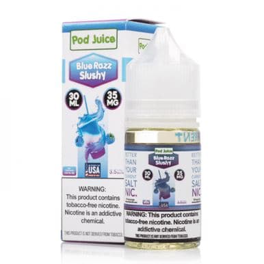 Pod Juice - Blue Razz Slushy - 30mL Salts thumbnail