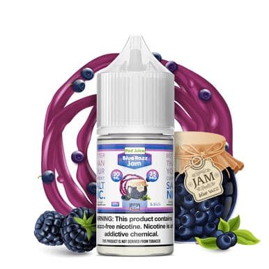 Pod Juice - Blue Razz Jam - 30mL Salts thumbnail